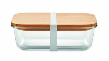 Logotrade promotional giveaways photo of: Glass lunchbox with bamboo lid