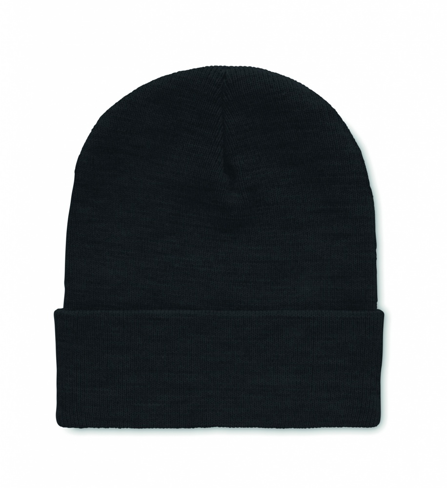 Logotrade promotional items photo of: Beanie in RPET with cuff