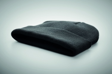 Logo trade advertising product photo of: Beanie in RPET with cuff