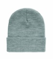 Beanie in RPET with cuff, White/Grey