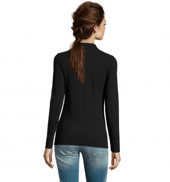 Logo trade advertising products image of: PERFECT WOMEN LSL POLO  180