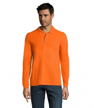 Logo trade promotional merchandise picture of: PERFECT LSL MEN POLO 180