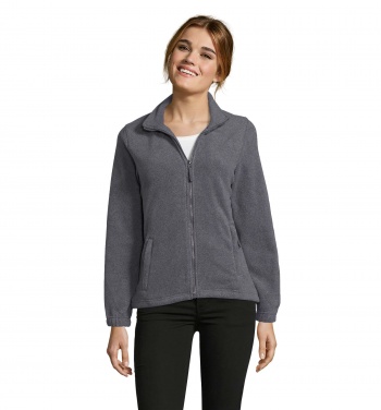 Logo trade business gifts image of: NORTH WOMEN ZIPPED FLEECE
