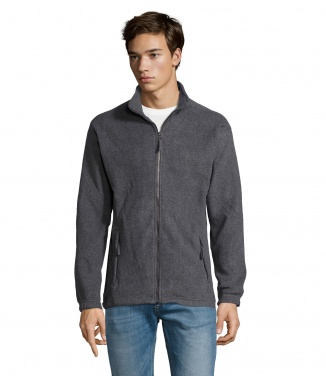 Logo trade business gifts image of: NORTH Zipped Fleece Jacket