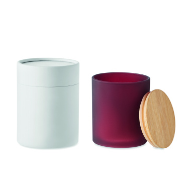 Logo trade promotional items picture of: Plant based wax candle 200 gr