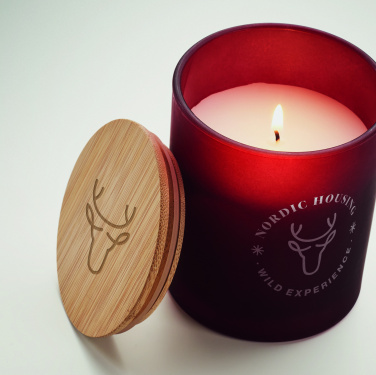 Logo trade promotional product photo of: Plant based wax candle 200 gr