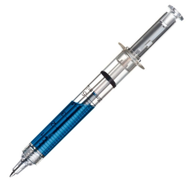 Logo trade promotional giveaways image of: Plastic ballpen INJECTION