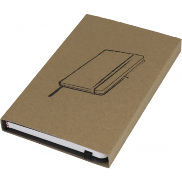 Logo trade corporate gifts picture of: A6 note book LUBECK