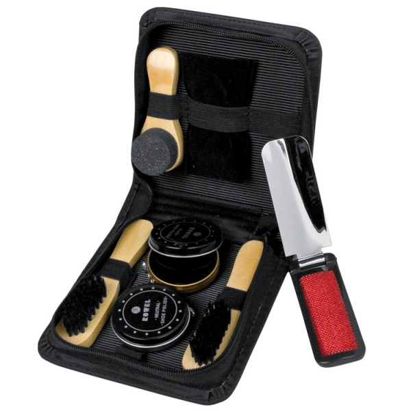 Logo trade advertising products picture of: Shoe polish set CANNES