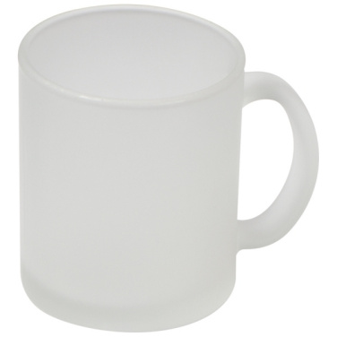 Logo trade promotional giveaways image of: Glass coffee mug GENEVA 300 ml