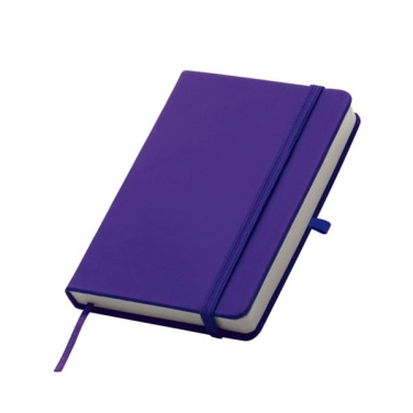Logo trade promotional giveaway photo of: A6 note book LUBECK