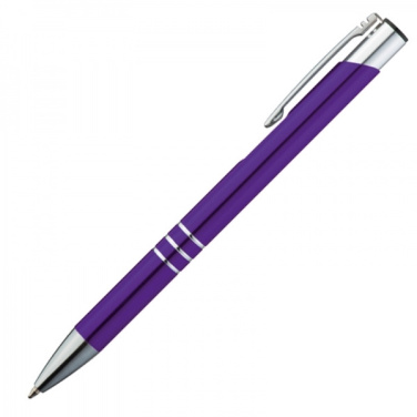 Logo trade promotional items image of: Metal ballpen ASCOT