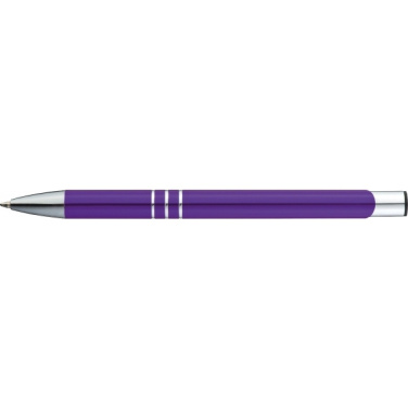 Logotrade promotional gift image of: Metal ballpen ASCOT