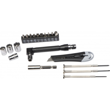 Logo trade promotional giveaways picture of: 22-piece tool set BERINGEN