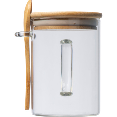 Logo trade promotional item photo of: Glass mug JACKSON 420 ml