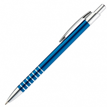 Logo trade business gifts image of: Metal ballpen ITABELA