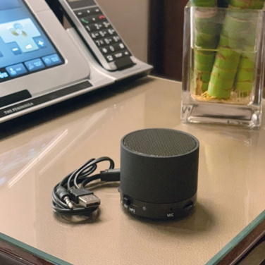 Logo trade promotional products image of: Mini Bluetooth speaker HAWICK