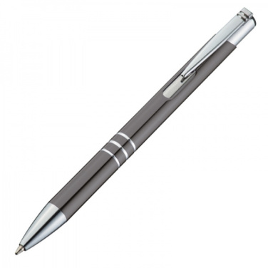 Logo trade promotional items image of: Metal ballpen ASCOT