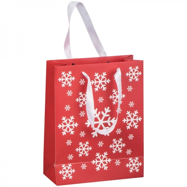 Logotrade business gift image of: Small Christmas paper bag BASEL