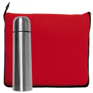 Logotrade promotional merchandise picture of: Set fleece blanket and thermal flask LIVERPOOL