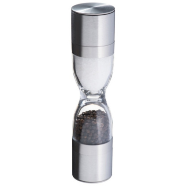 Logo trade advertising product photo of: Salt and pepper mill 2-in-1 ROME