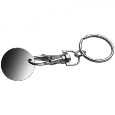 Logotrade promotional merchandise image of: Keyring with shopping coin ARRAS