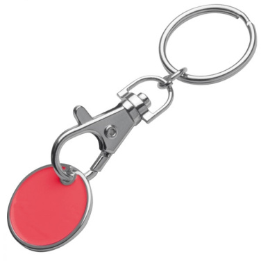 Logotrade promotional merchandise image of: Keyring with shopping coin ARRAS