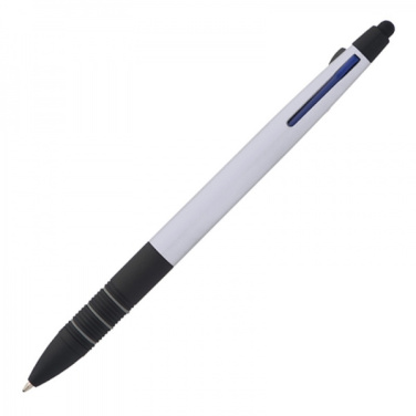 Logo trade corporate gifts image of: Plastic ballpen 3in1 BOGOTA