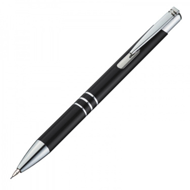 Logo trade promotional giveaways image of: Metal writing set CLAREMONT