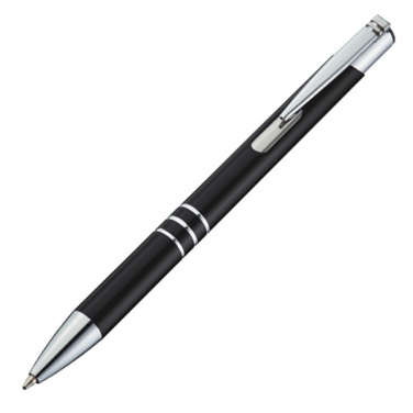 Logo trade advertising product photo of: Metal writing set CLAREMONT