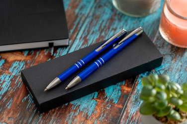 Logotrade business gifts photo of: Metal writing set CLAREMONT