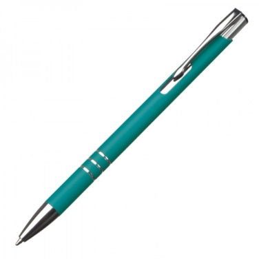 Logo trade promotional merchandise image of: Metal ballpen NEW JERSEY