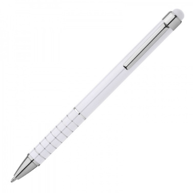 Logo trade corporate gifts picture of: Metal ballpen with touch pen LUEBO