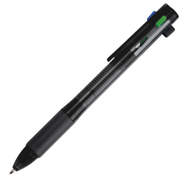 Logo trade advertising product photo of: Plastic ballpen 4in1 NEAPEL