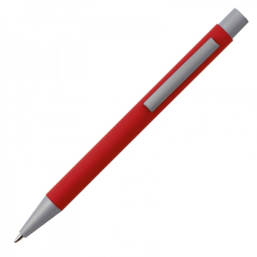 Logo trade corporate gift photo of: Metal ballpen soft touch ABU DHABI