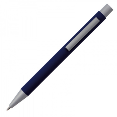 Logo trade promotional giveaways image of: Metal ballpen soft touch ABU DHABI