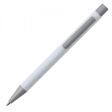 Logo trade promotional merchandise picture of: Metal ballpen soft touch ABU DHABI