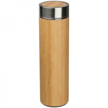 Logo trade promotional gifts image of: Stainless steel bottle VALDEMORO 550 ml