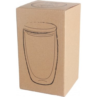 Logotrade promotional product image of: Double-walled glass ZAKOPANE 500 ml