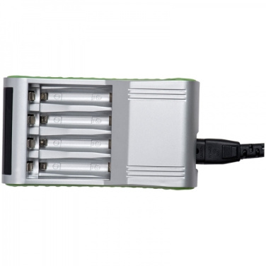 Logo trade corporate gifts image of: Battery charger THUNDER BAY