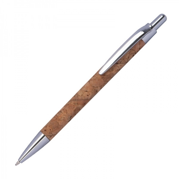 Logo trade corporate gifts image of: Cork pen KINGSWOOD