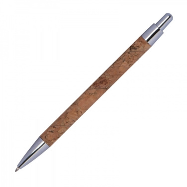 Logo trade promotional product photo of: Cork pen KINGSWOOD