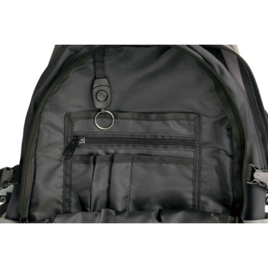 Logo trade promotional merchandise image of: Backpack ORIZABA Schwarzwolf