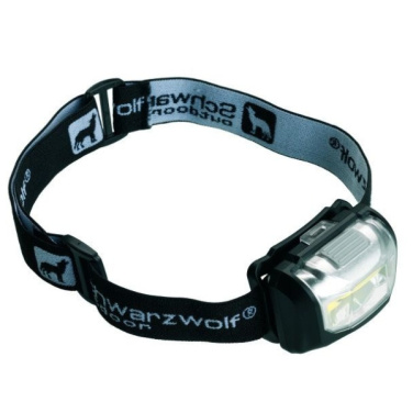 Logo trade promotional items picture of: Head lamp TRONADOR Schwarzwolf