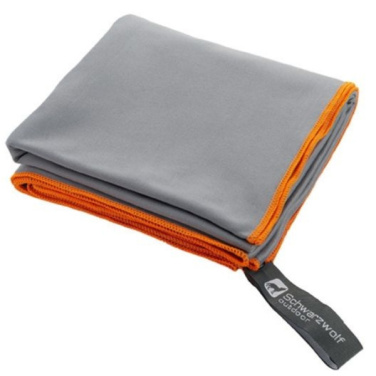 Logo trade promotional item photo of: Towel MALAREN Schwarzwolf