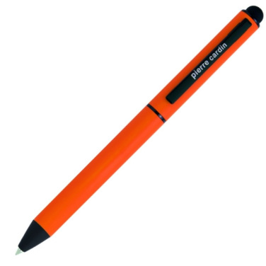 Logo trade promotional merchandise picture of: Metal ballpoint pen, touch pen, soft touch CELEBRATION Pierre Cardin