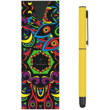 Logo trade promotional products image of: Roller touch pen, soft touch CELEBRATION Pierre Cardin