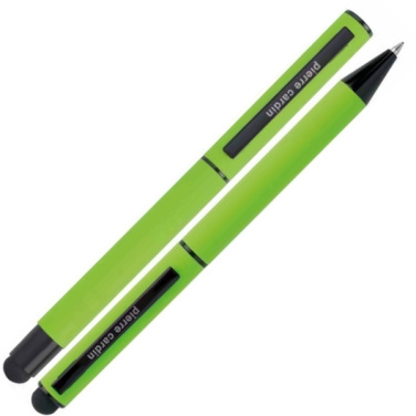 Logotrade promotional gift picture of: Writing set touch pen, soft touch CELEBRATION Pierre Cardin