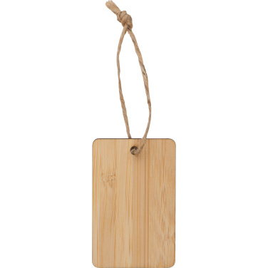 Logo trade promotional merchandise picture of: Bamboo Pendant SALAMANCA