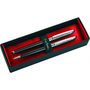 Logo trade promotional gift photo of: Writing set ballpoint pen & fountain pen JACQUES Pierre Cardin